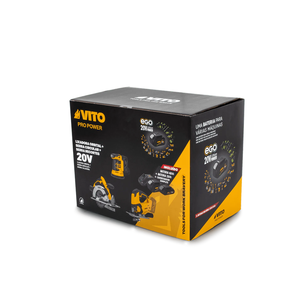 PACK3EGO: Lijadora, Sierra Caladora, Sierra Circular