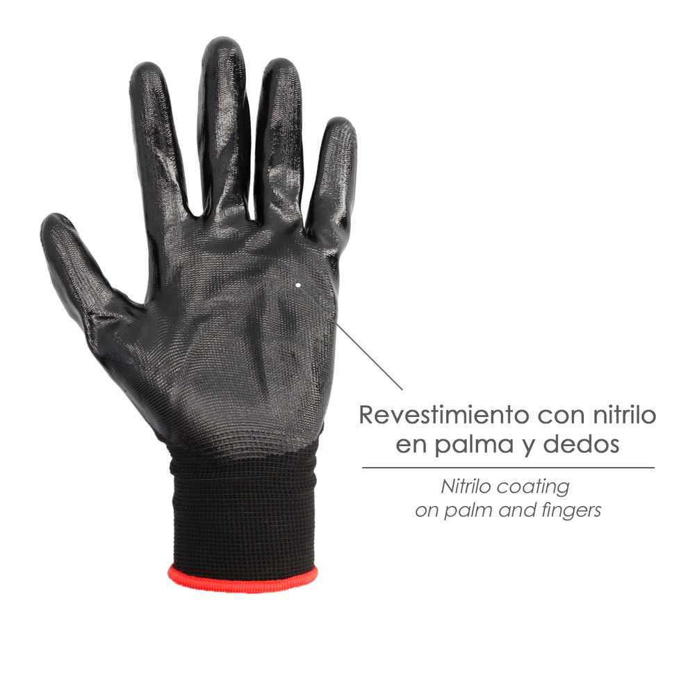 Guantes Nitrilo / Nylon Impregnado