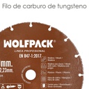 Disco Corte Madera / Plástico Ø 115 mm. Filo De Carburo De Tungsteno