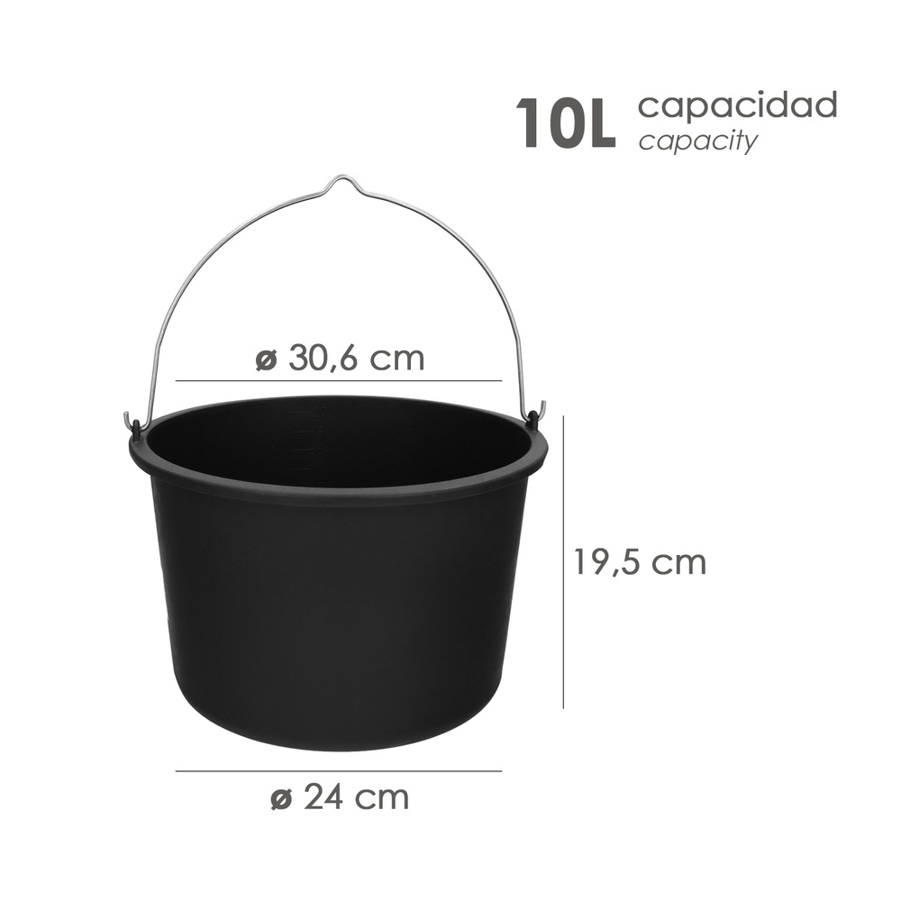 Cubo Obra Italiano 10 Litros