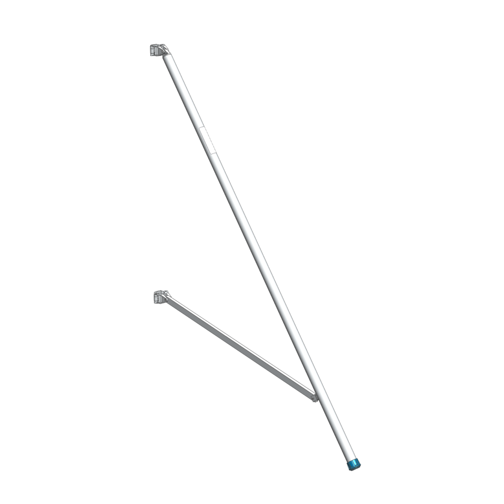 Scafline Tirantes Base Plegable 75cm X 190cm Altura De Trabajo 3.50 Metros