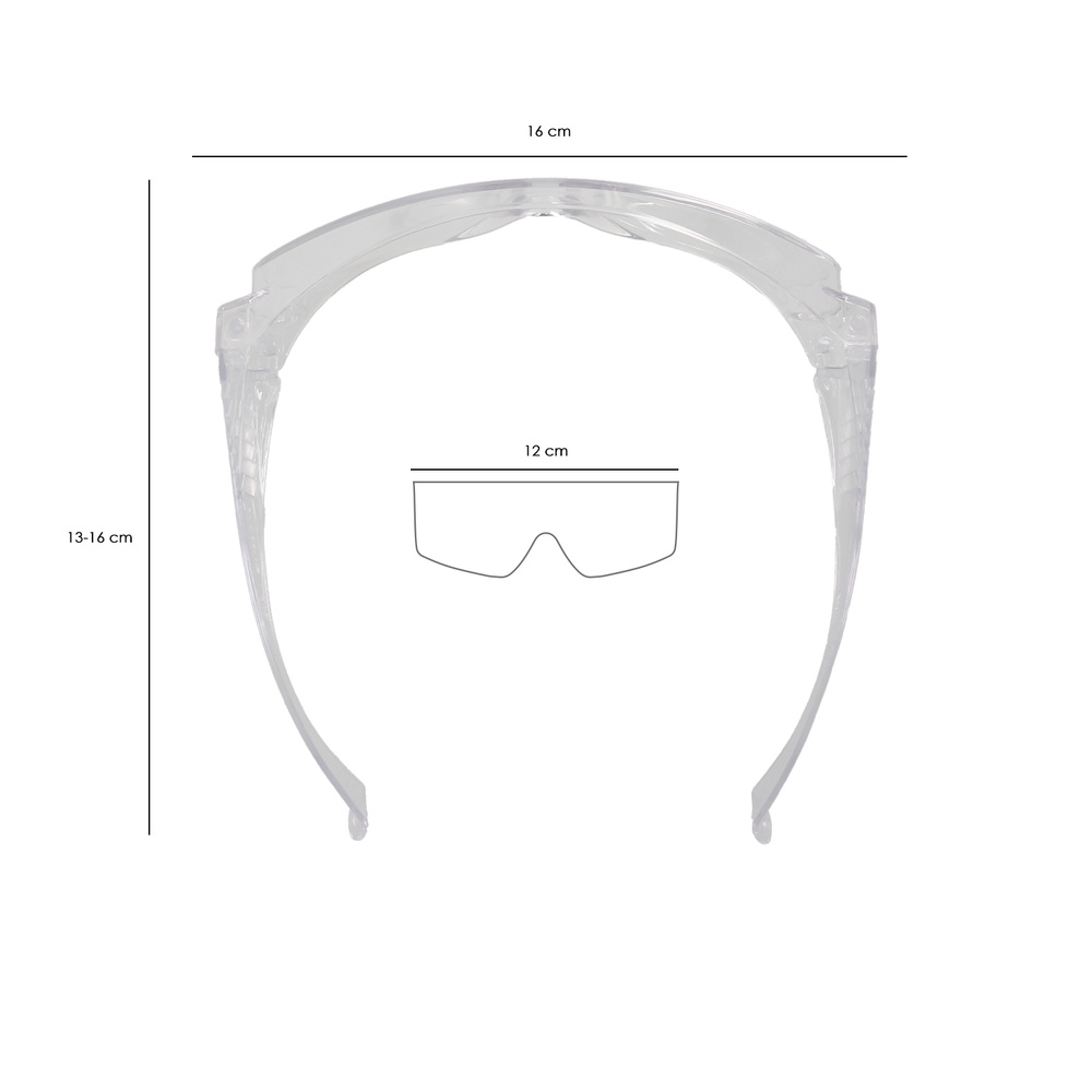 Gafas Proteccion En166 Patillas Fijas Transparentes