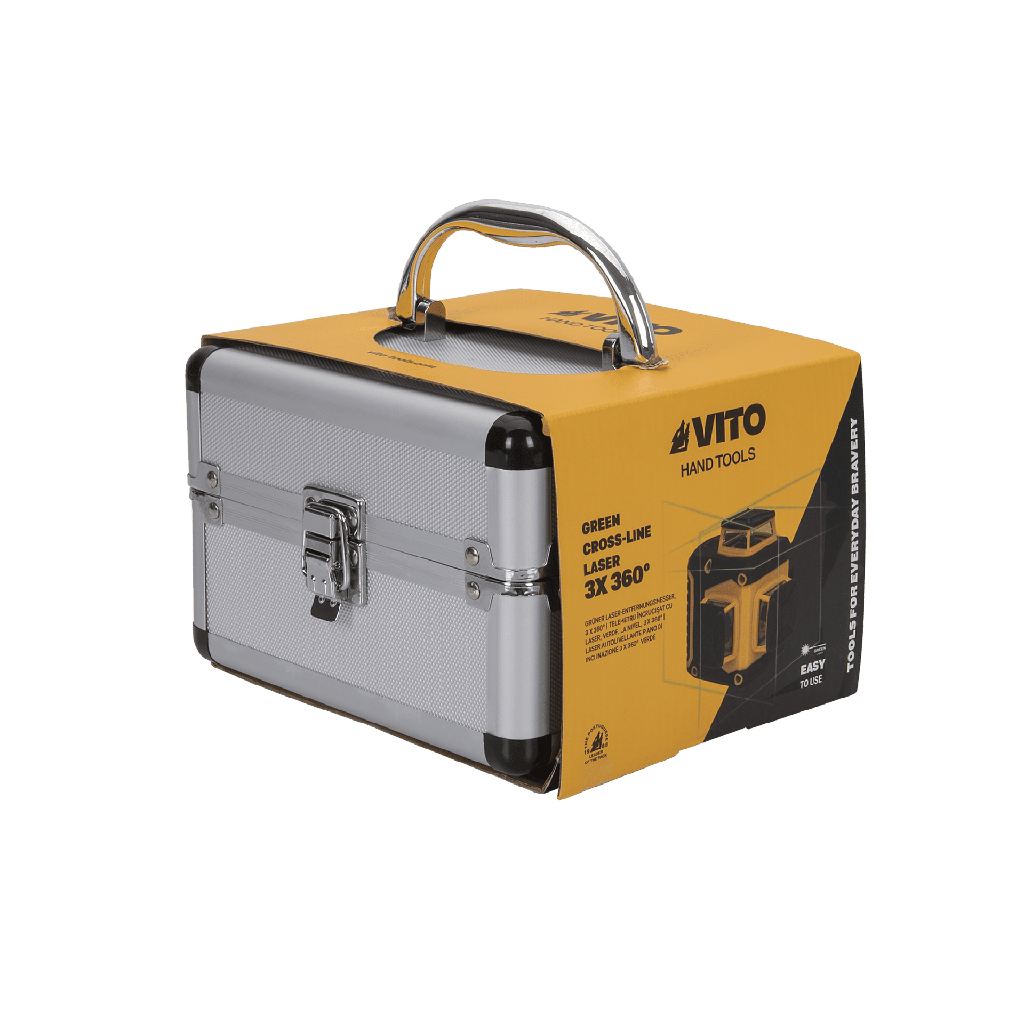 LÁSER AUTONIVELANTE DE 3 LÍNEAS DE 360° VERDE