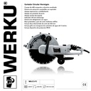 CORTADORA DE HORMIGÓN 2600W WERKU