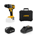 TALADRO BRUSHLESS 20V  + BATERÍA 4AH  + CARGADOR RÁPIDO 20V  + CAJA BMC