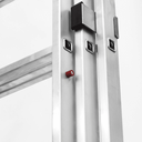 ESCALERA TRIPLE EXTENSIBLE CON PELDAÑOS CUADRADOS 3X2M