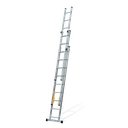 ESCALERA TRIPLE EXTENSIBLE CON PELDAÑOS CUADRADOS 3X2.5M