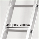 ESCALERA TRIPLE EXTENSIBLE ELECTRA 3X3 M