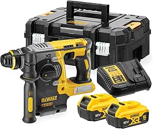 XR 18V ​​Li-Ion 5Ah Hammer Drill with TSTAK 2 Batteries + Charger