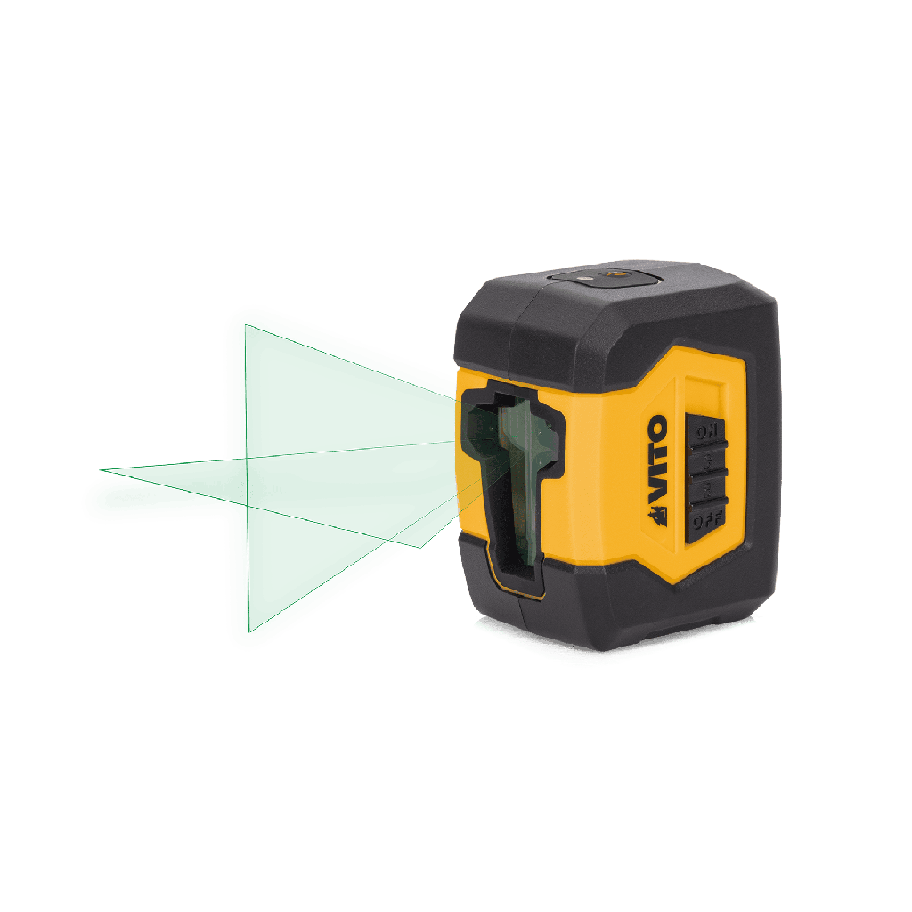 Nivel Láser Autonivelante De 2 Líneas Verdes Cruzadas - 20m