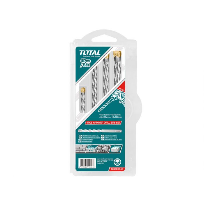 Juego de 4 Brocas SDS-Plus