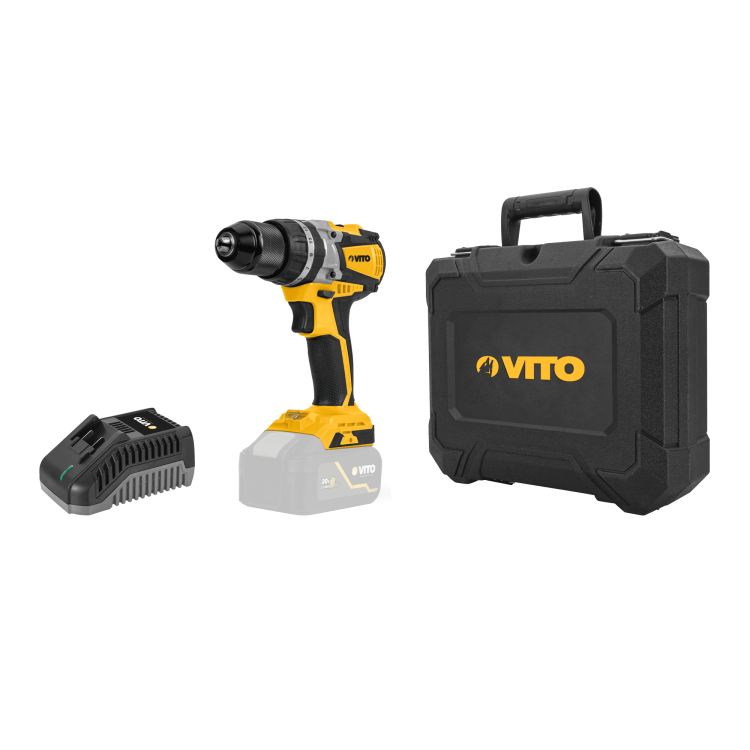 Taladro Brushless 20v Li + Caja + Cargador