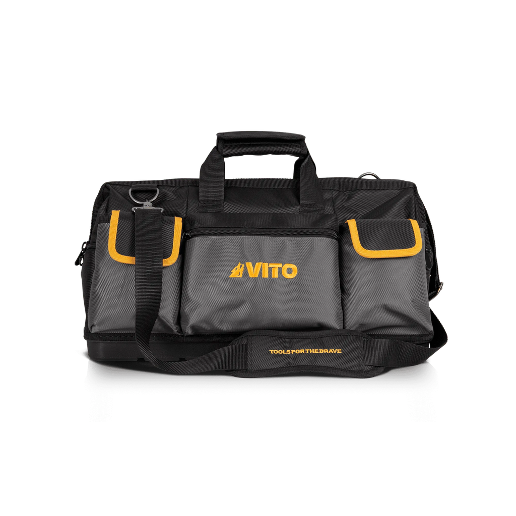 Tool bag with solid base