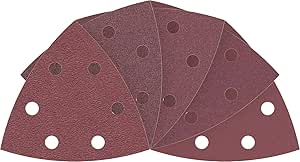 PRO F460 Hoja de Lija, 93 x 93 mm, G60, G80, G120, G180, G240, 10 pcs