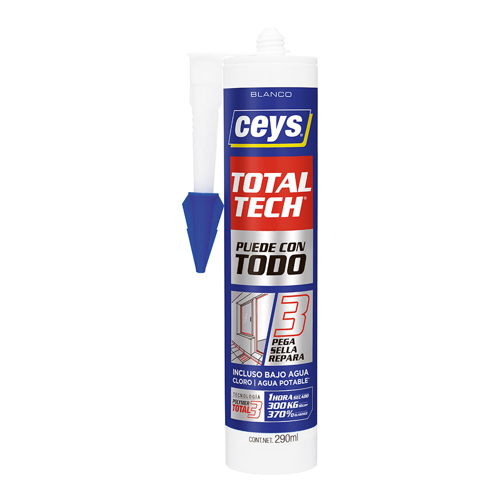 CEYS TOTAL TECH BLANCO CARTUCHO 290ml