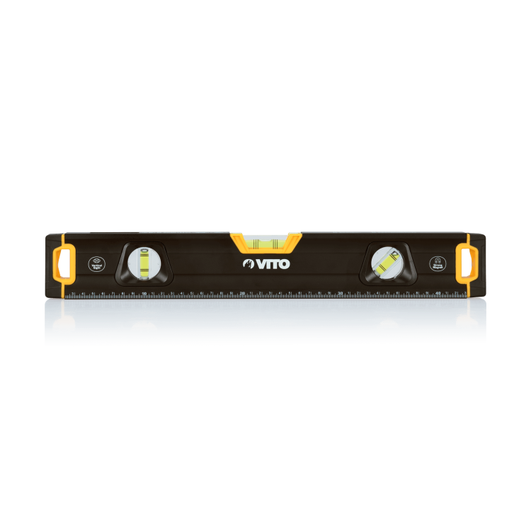 Magnetic aluminum level PRO 45cm