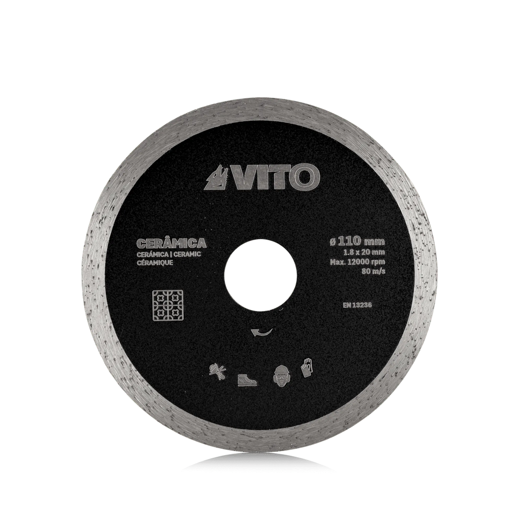 Disco De Diamante Para Corte Húmedo De Cerámica 110mm