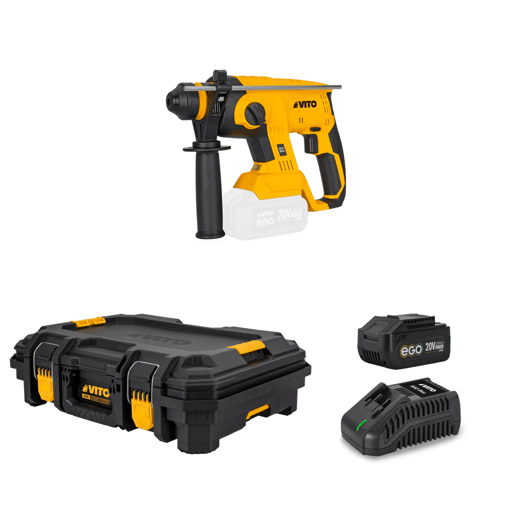 PACKEGOIRON: Brushless Rotary Hammer 20v