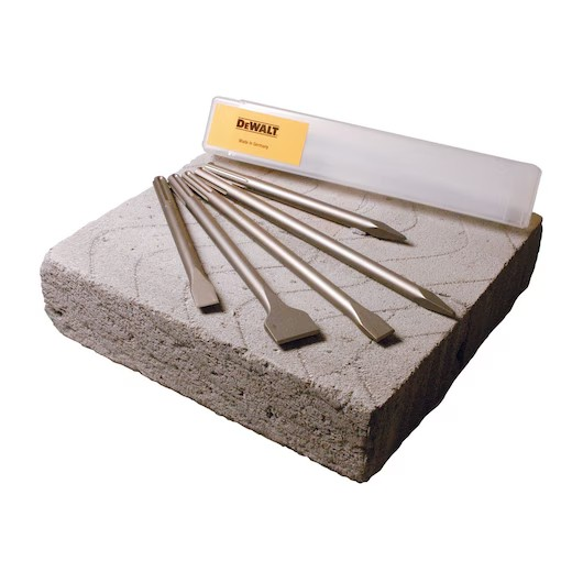 Conjunto de punteros y cinceles SDS max® (DT6820+DT6821+DT6822+DT6823+DT6824)