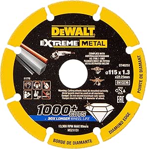 Disco diamantado Extreme Metal 115 Dewalt
