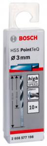 Broca helicoidal HSS PointTeQ 3,0 mm :10uds