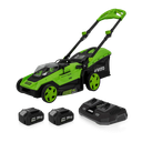 Lawnmower Brushless 400MM 40V, with 2 Batteries and Charger