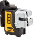 GREEN self-leveling laser level with 2 cross lines + vertical side line