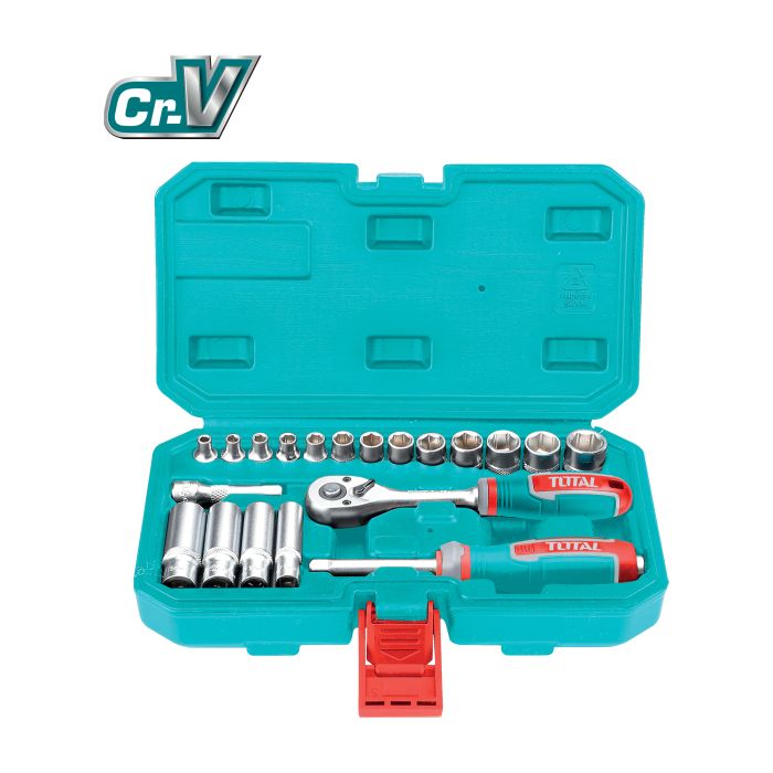 Ratchet set and accessories 1/4&quot;
