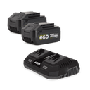 STARTEREGO: 2x 5.0AH Batteries + Dual charger