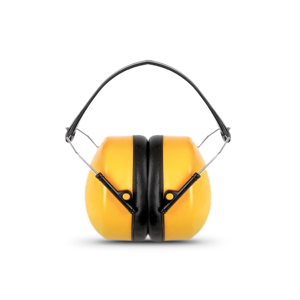 YELLOW ADJUSTBLE EARMUFF — 30 DB