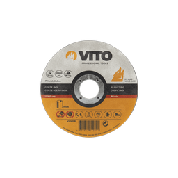 [VIDI230] DISCO DE CORTE ACERO INOXIDABLE 230mm x 2.0MM