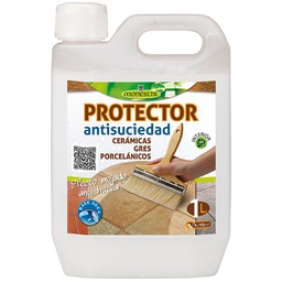 Anti-dirt protector for ceramics, stoneware and porcelain