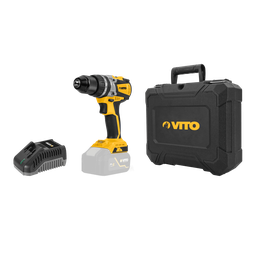 [VIBCBBBMCC] Taladro Brushless 20v Li + Caja + Cargador