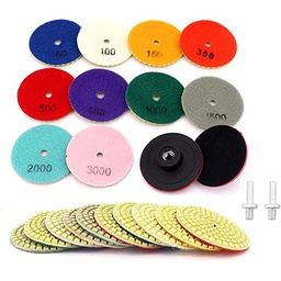 Discos Diamantados Flexibles para pulimento 100mm Velcro