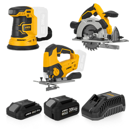 [VIBCSCTICLOB2B4CS] PACK: Orbital Sander, Jig Saw, Circular Saw