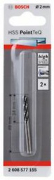 [2608577832] PointTeQ HSS Twist Drill Bit 2.0 mm :2 units