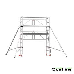 [K102101] Scafline Folding Base Braces 75cm X 190cm Working Height 3.50 Meters