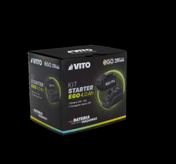 [PACK2STARTEREGO] KIT STARTER EGO 4.0AH: 1X BATERIA 20V 4AH + CARGADOR RÁPIDO