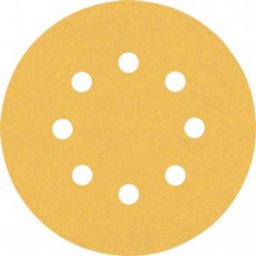[2608900910] EXPERT C470 sandpaper with 8 holes for 125 mm eccentric sanders, G 80