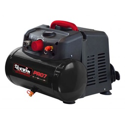 [CA-PRO7N] COMPRESOR MONOBLOCK CEVIK PRO 6 LITROS 1,5HP SIN ACEITE CA-PRO7N