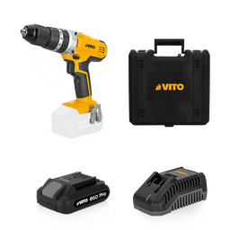 [PACK8EGO] TALADRO EGO 20V LI, CON BATERÍA 2.0 AH, CARGADOR Y CAJA BMC