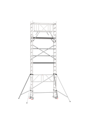 [K102108] Scafline Aluminum Scaffolding with Braces 75 x 190cm (Working Height 8.20 Meters)
