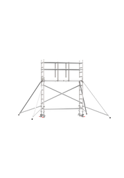 [K102107] Andamio Aluminio Scafline Tirantes 75 x 190cm (Altura de trabajo 7.20 metros)