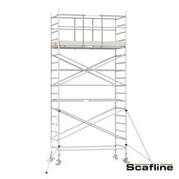 [K102145] Scafline Aluminum Scaffolding with Braces 135 x 250cm (working height 6.20 meters)